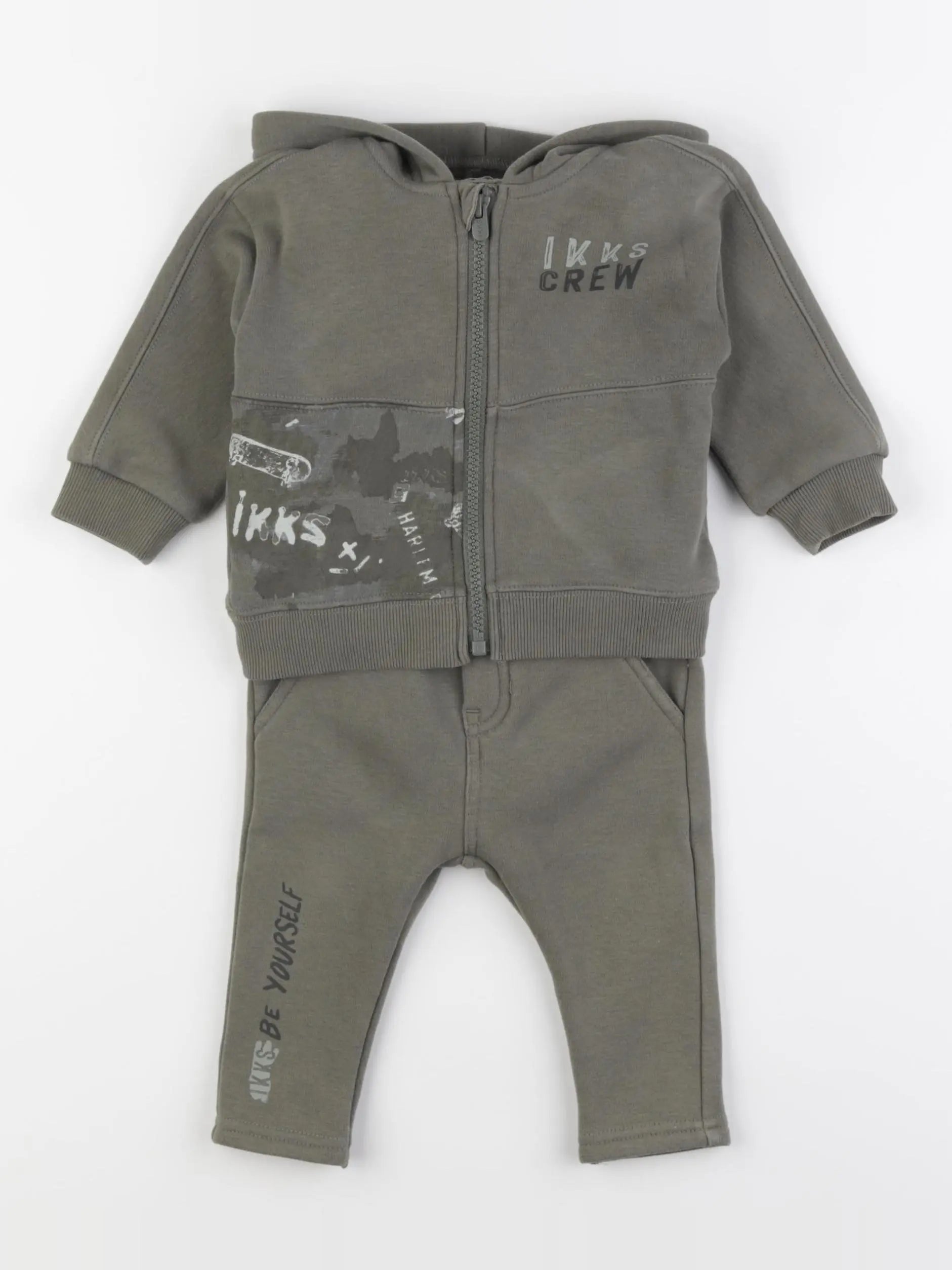 IKKS - ensemble vert - 6 mois