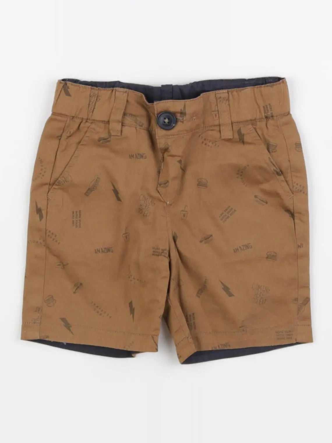 IKKS - short réversible marron - 12 mois