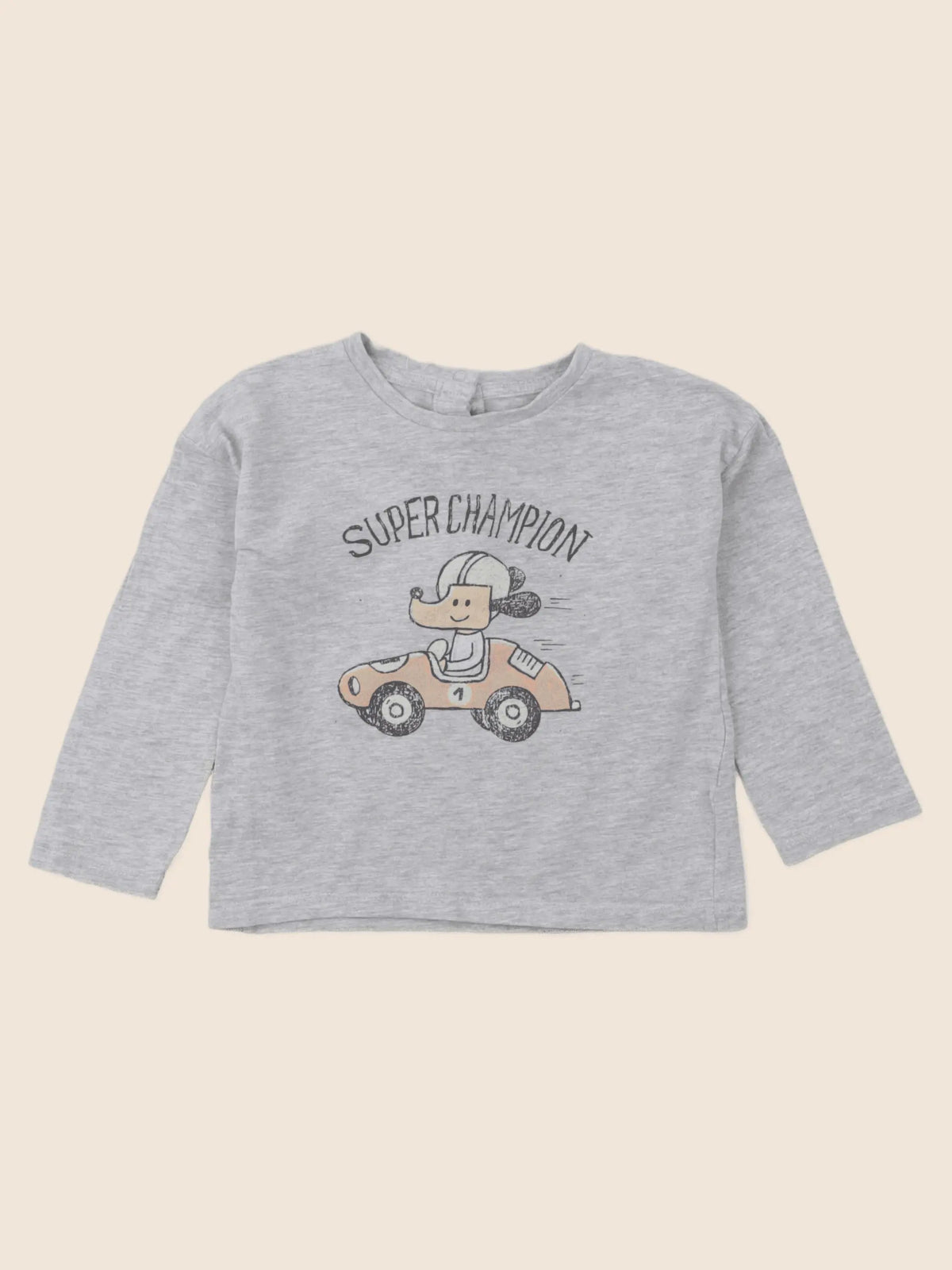 Vertbaudet - tee-shirt gris - 24 mois