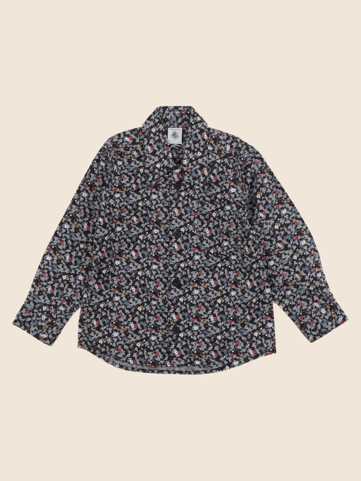 Petit Bateau - chemise multicolore - 3 ans