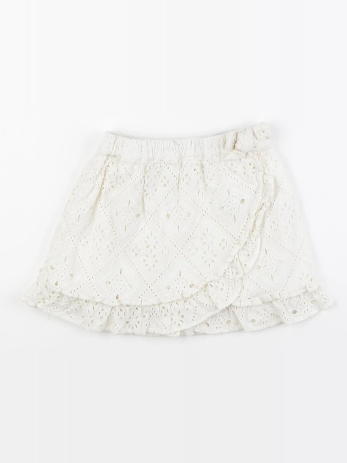 Vertbaudet - jupe blanc - 6 ans