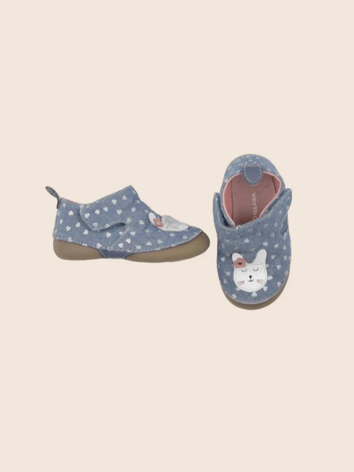 Vertbaudet - chaussons bleu - pointure 18
