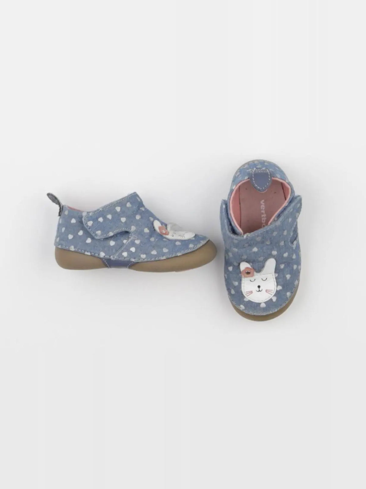 Vertbaudet - chaussons bleu - pointure 18