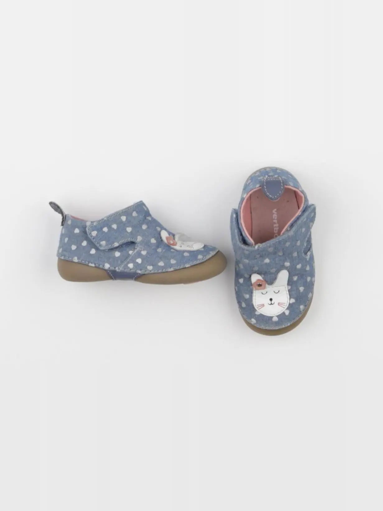 Vertbaudet - chaussons bleu - pointure 18