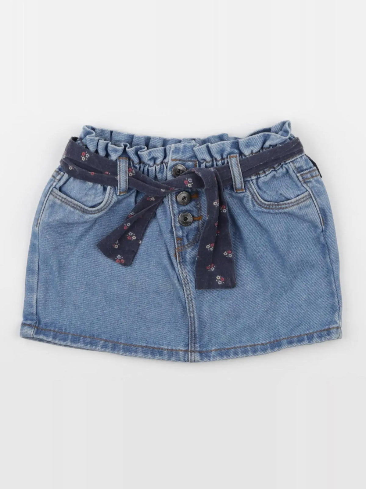 Vertbaudet - jupe bleu - 3 ans