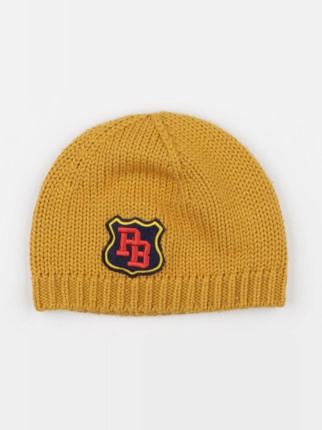 Petit Bateau - bonnet jaune - 2/3 ans