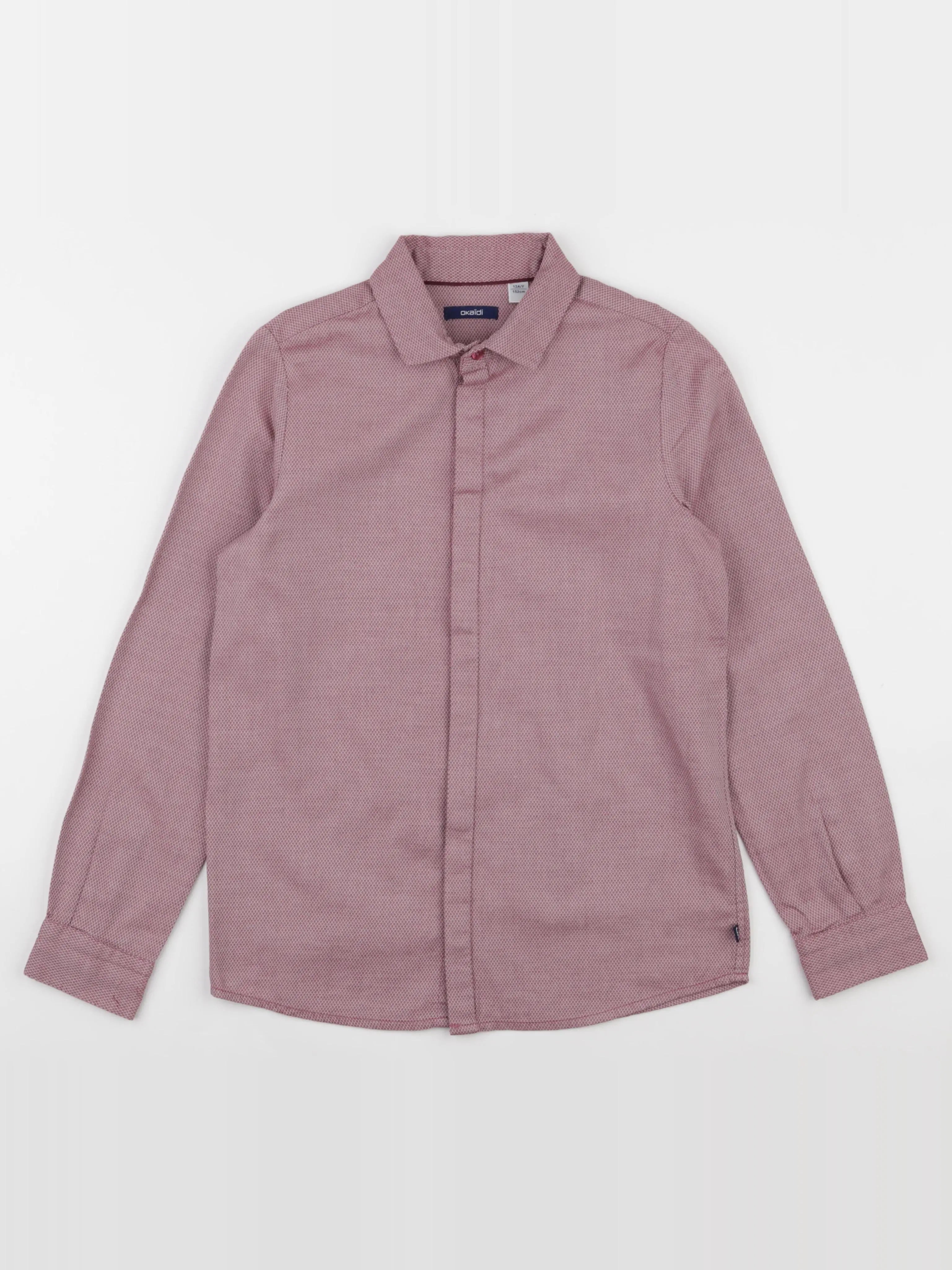 Okaidi - chemise rouge - 12 ans