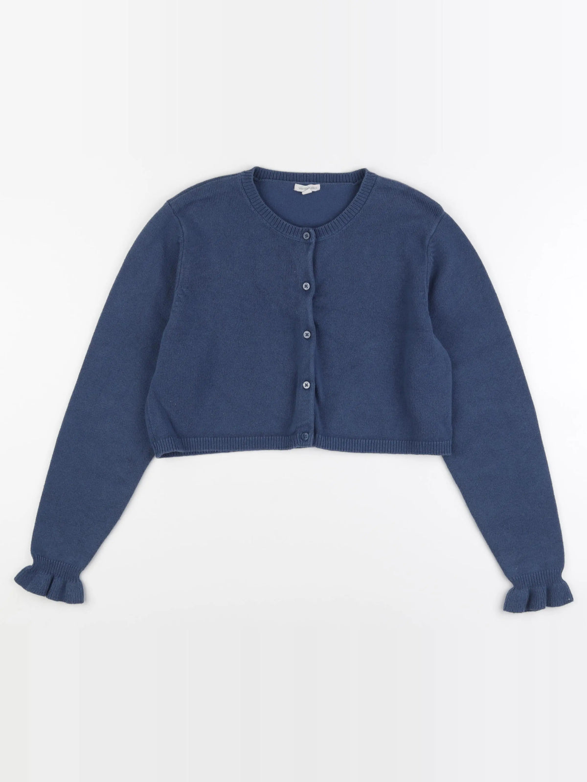 Vertbaudet - gilet bleu - 14 ans