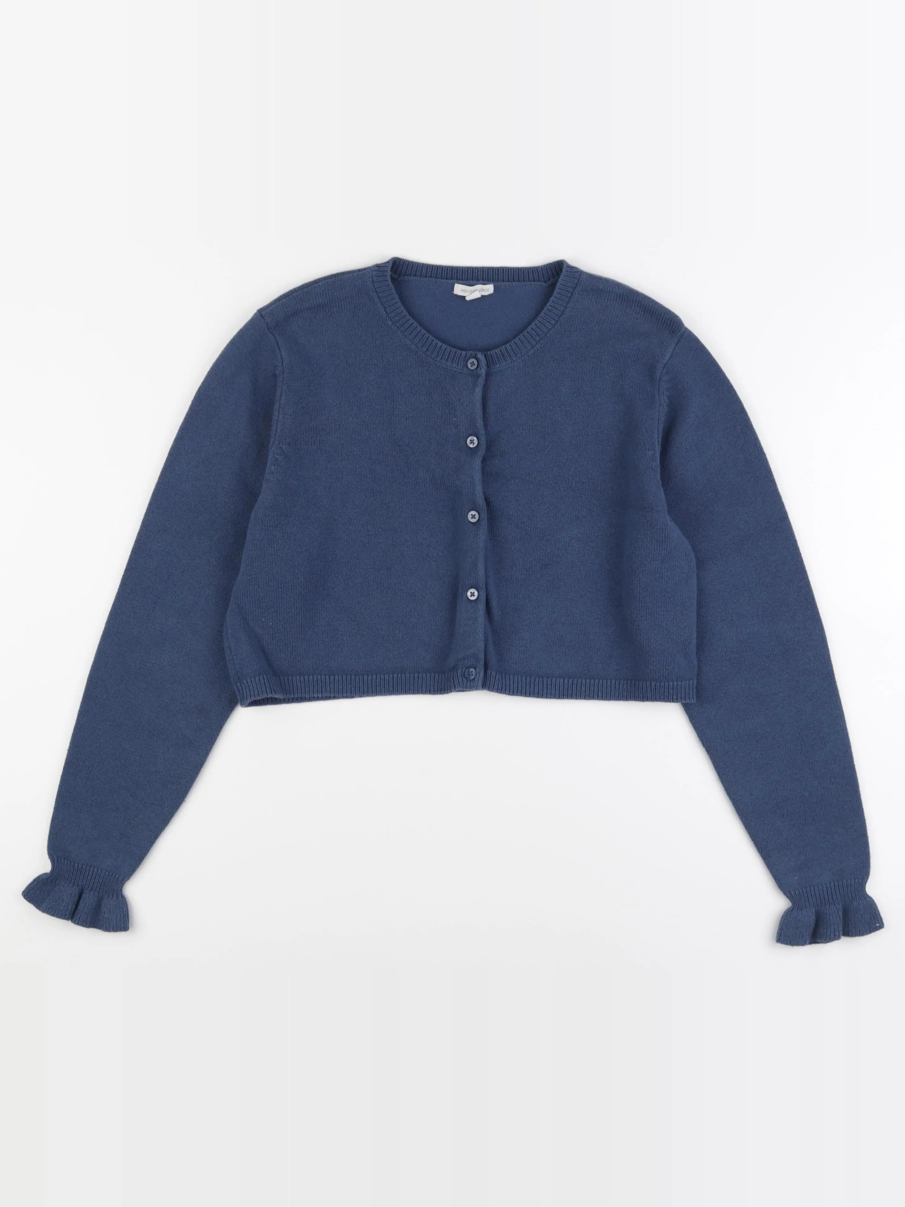 Vertbaudet - gilet bleu - 14 ans