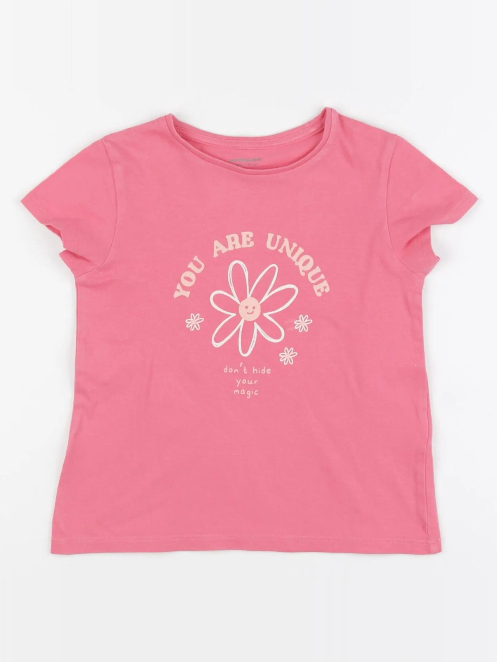 Vertbaudet - tee-shirt rose - 5 ans