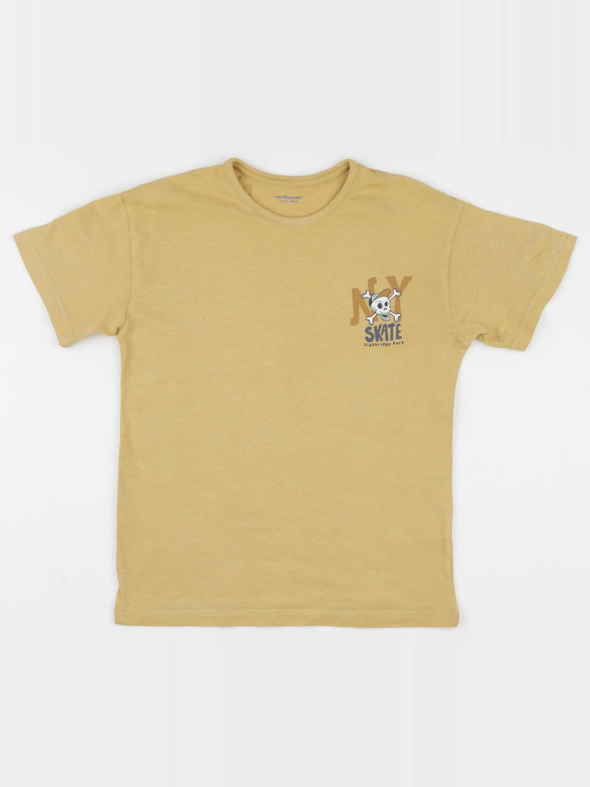 Vertbaudet - tee-shirt jaune - 10 ans