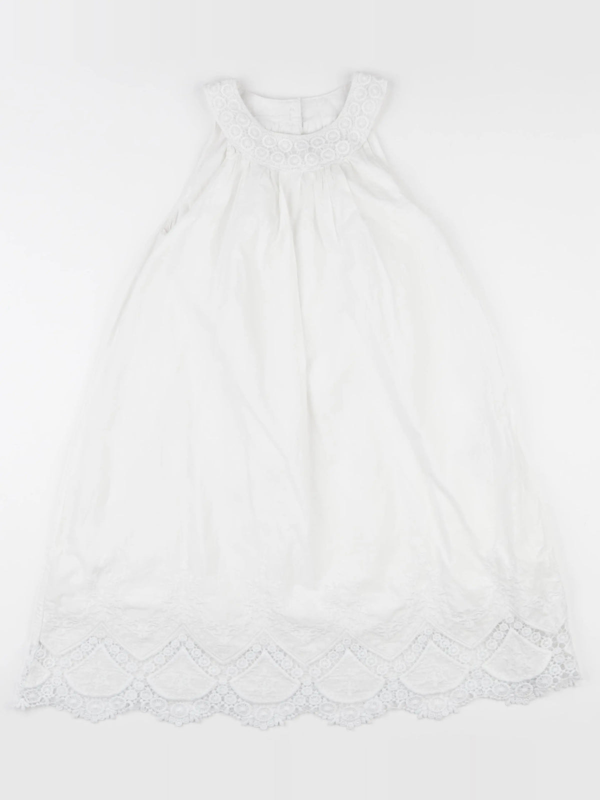 Vertbaudet - robe blanc - 10 ans