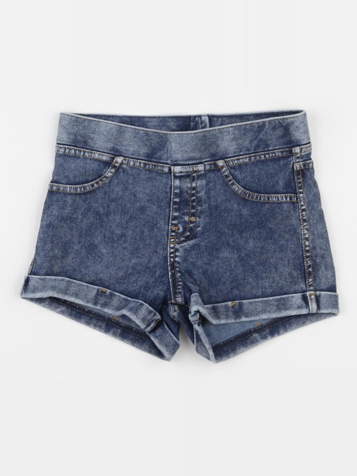 H&M - short bleu - 8/9 ans