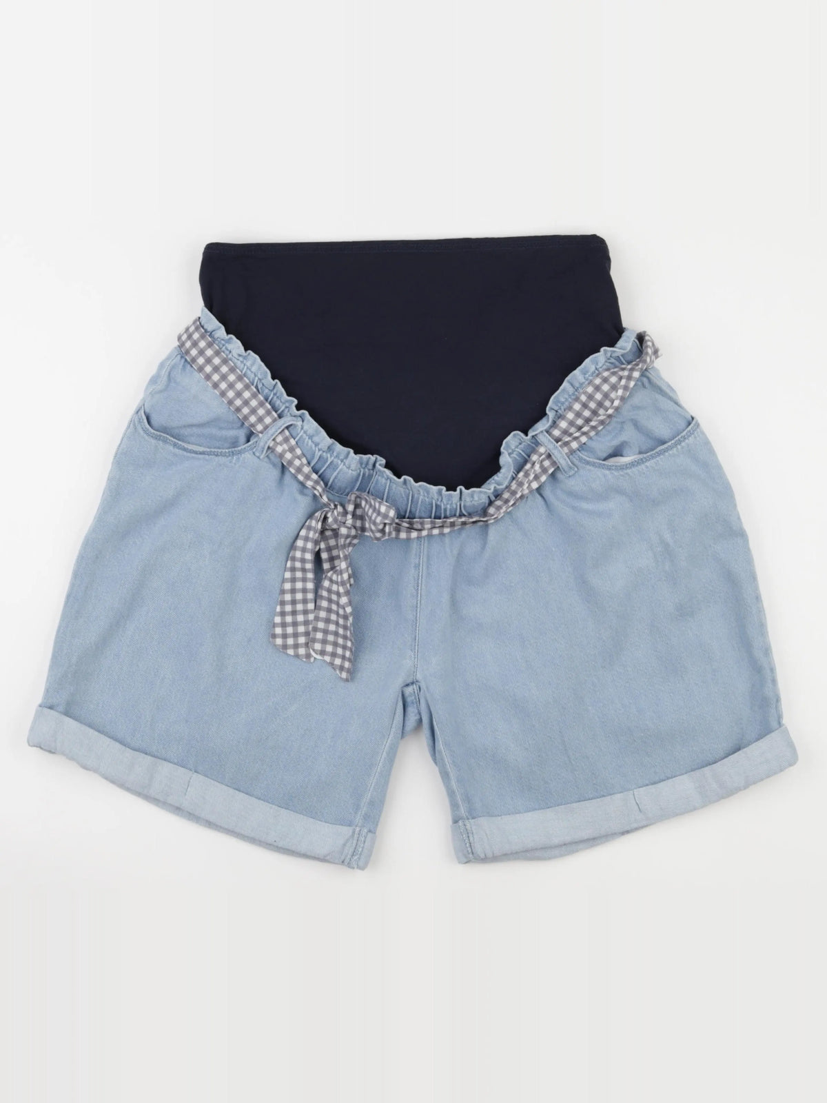 Vertbaudet - short grossesse bleu - 44