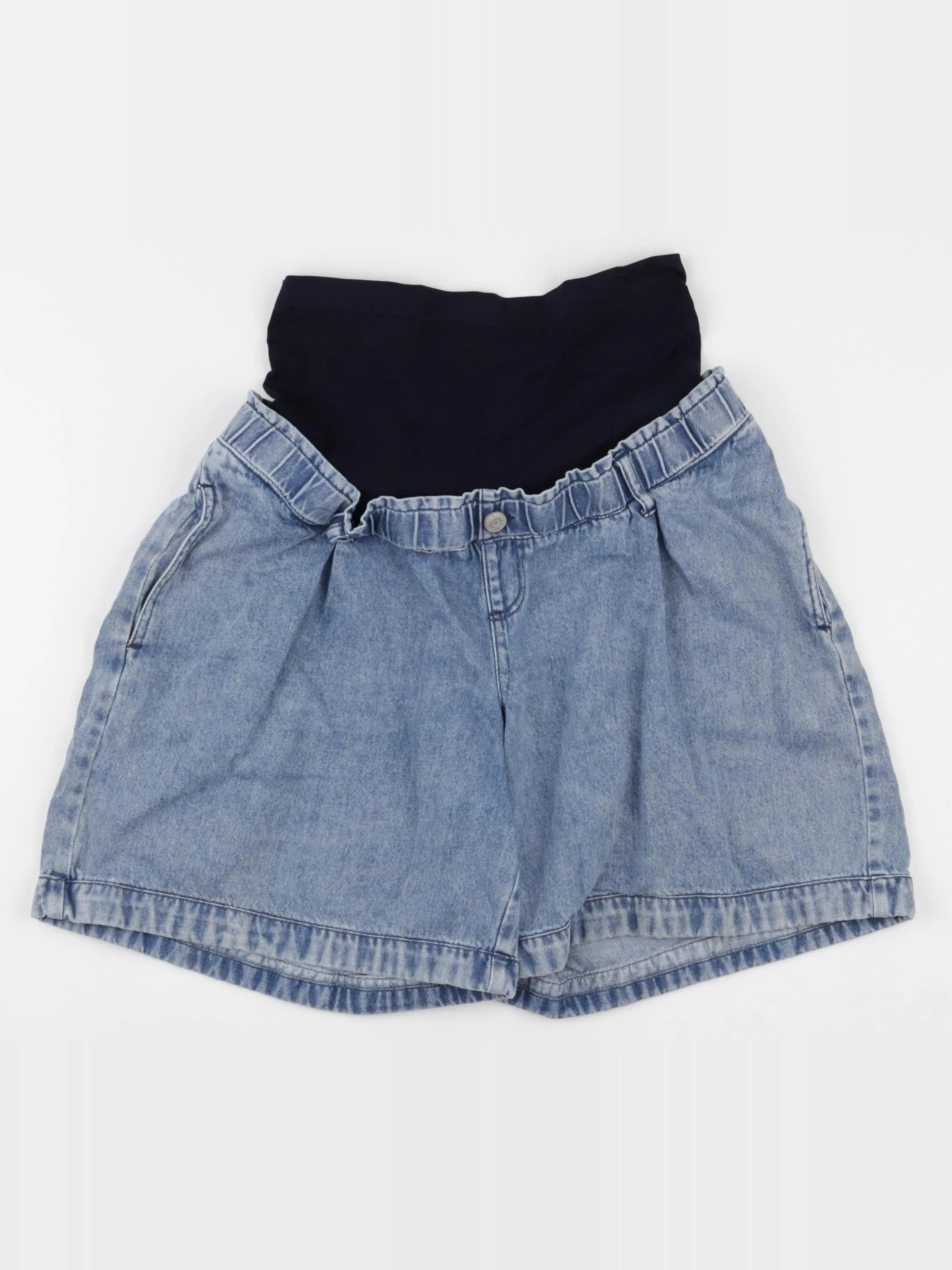 Envie de fraise - short grossesse bleu - 44