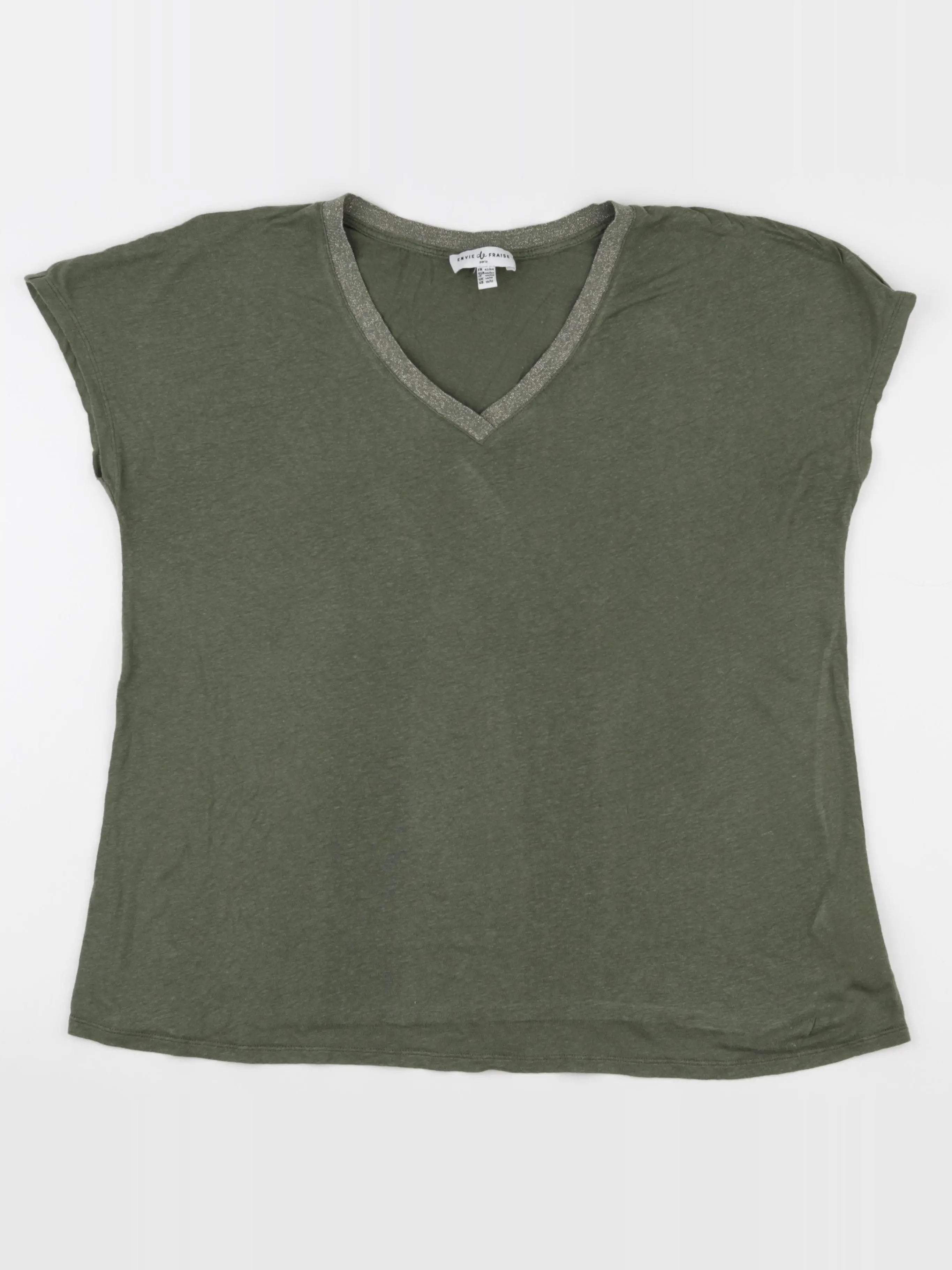 Envie de fraise - tee-shirt grossesse vert - 42 à 44