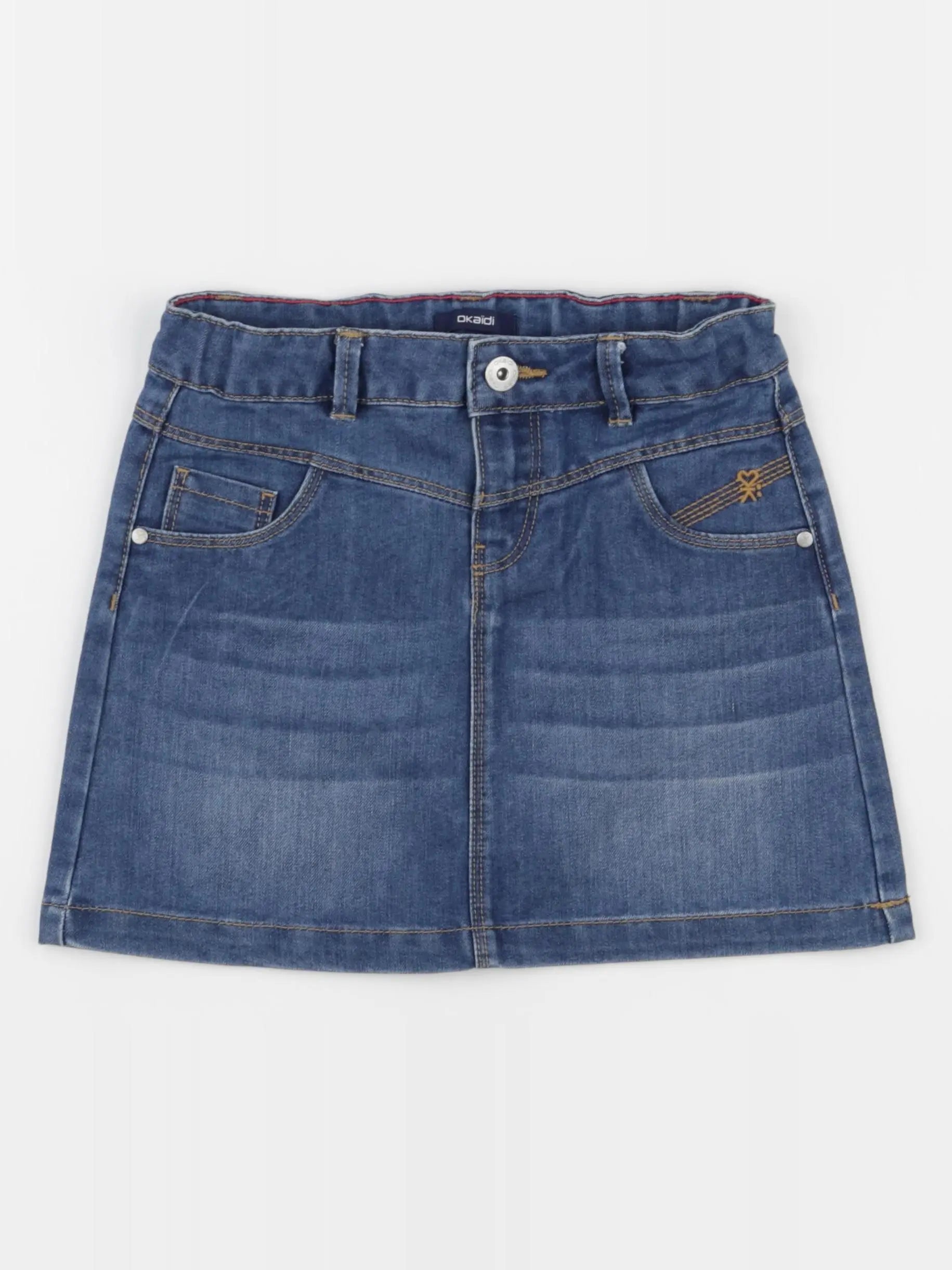 Okaidi - jupe bleu - 8 ans