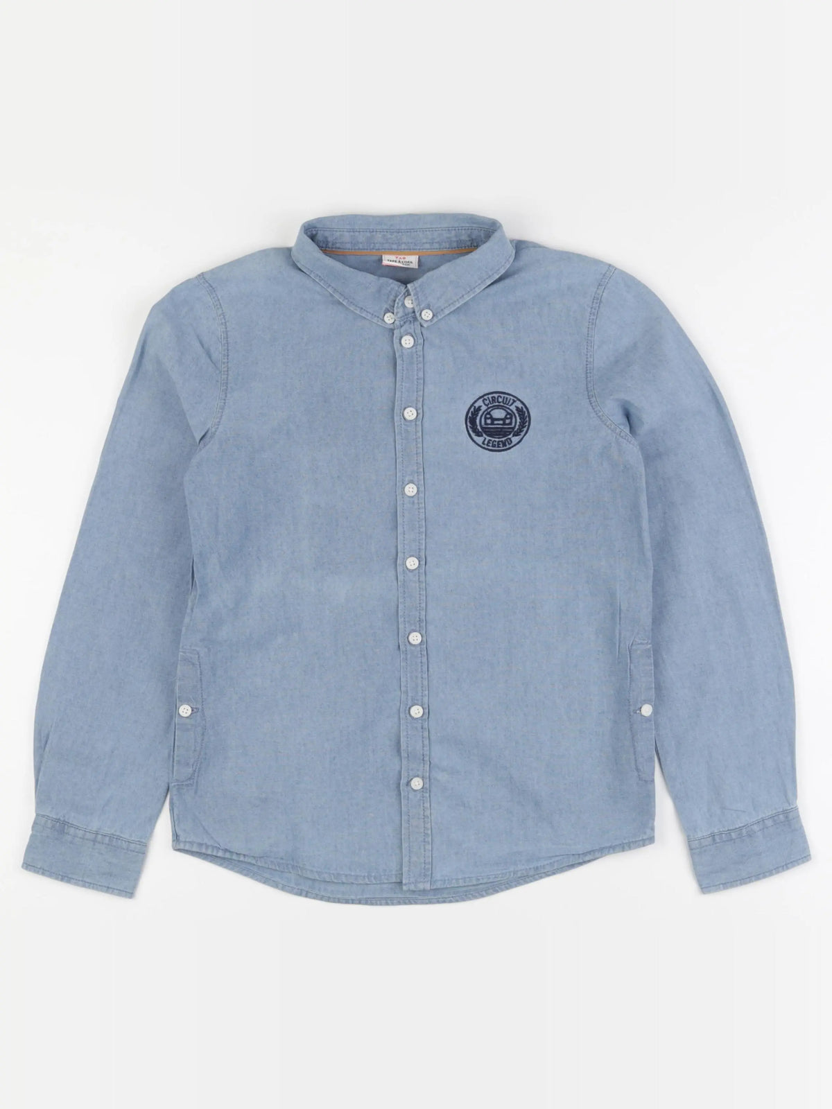 Tape à l'oeil - chemise bleu - 10 ans