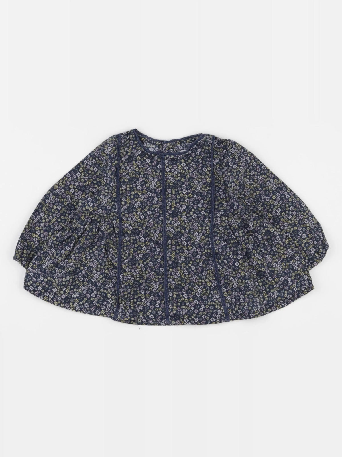 Boutchou - blouse bleu - 12 mois