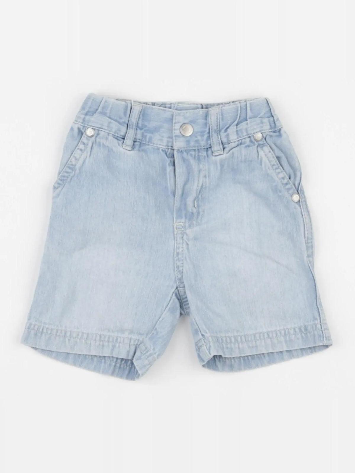 Petit Bateau - short bleu - 12 mois