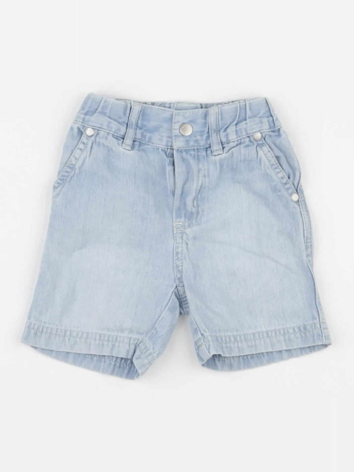 Petit Bateau - short bleu - 12 mois