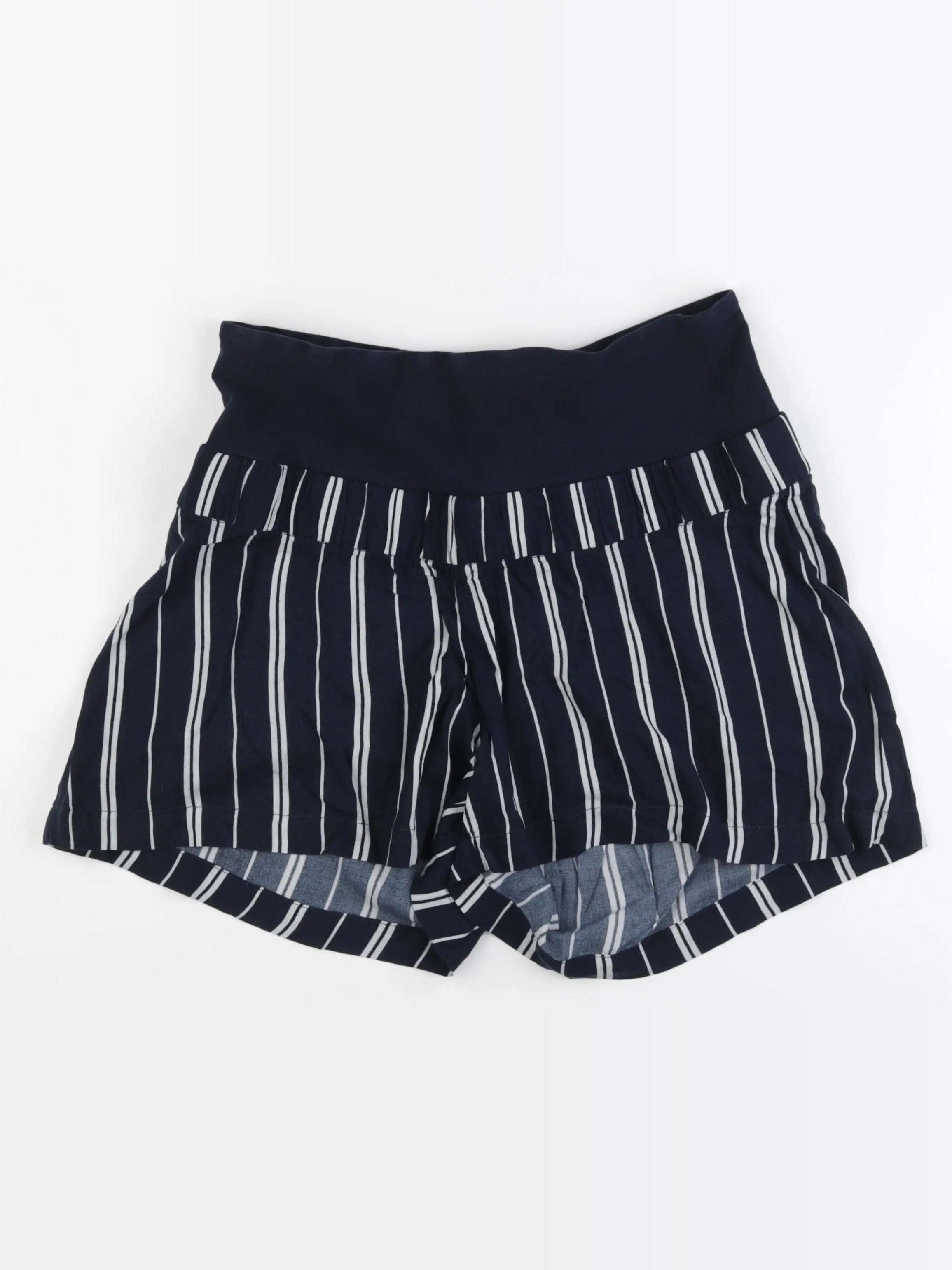H&M - short grossesse bleu, blanc - 40 à 42