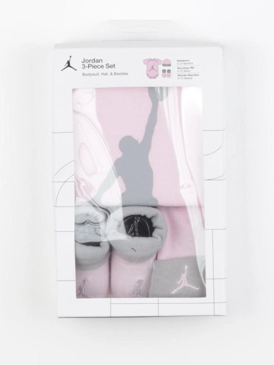 Nike - ensemble rose, gris - 6/12 mois