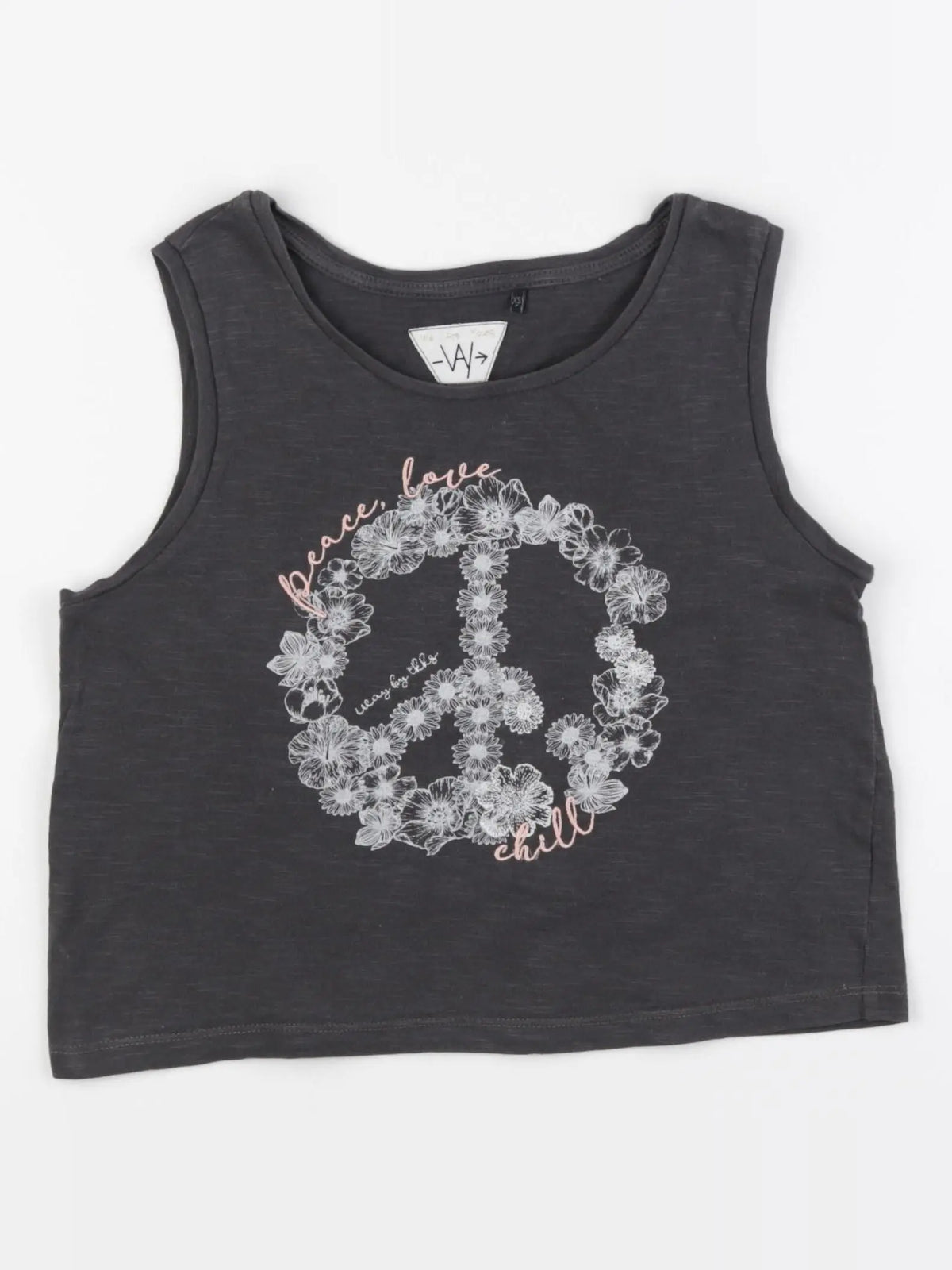 IKKS - débardeur gris - 12 ans