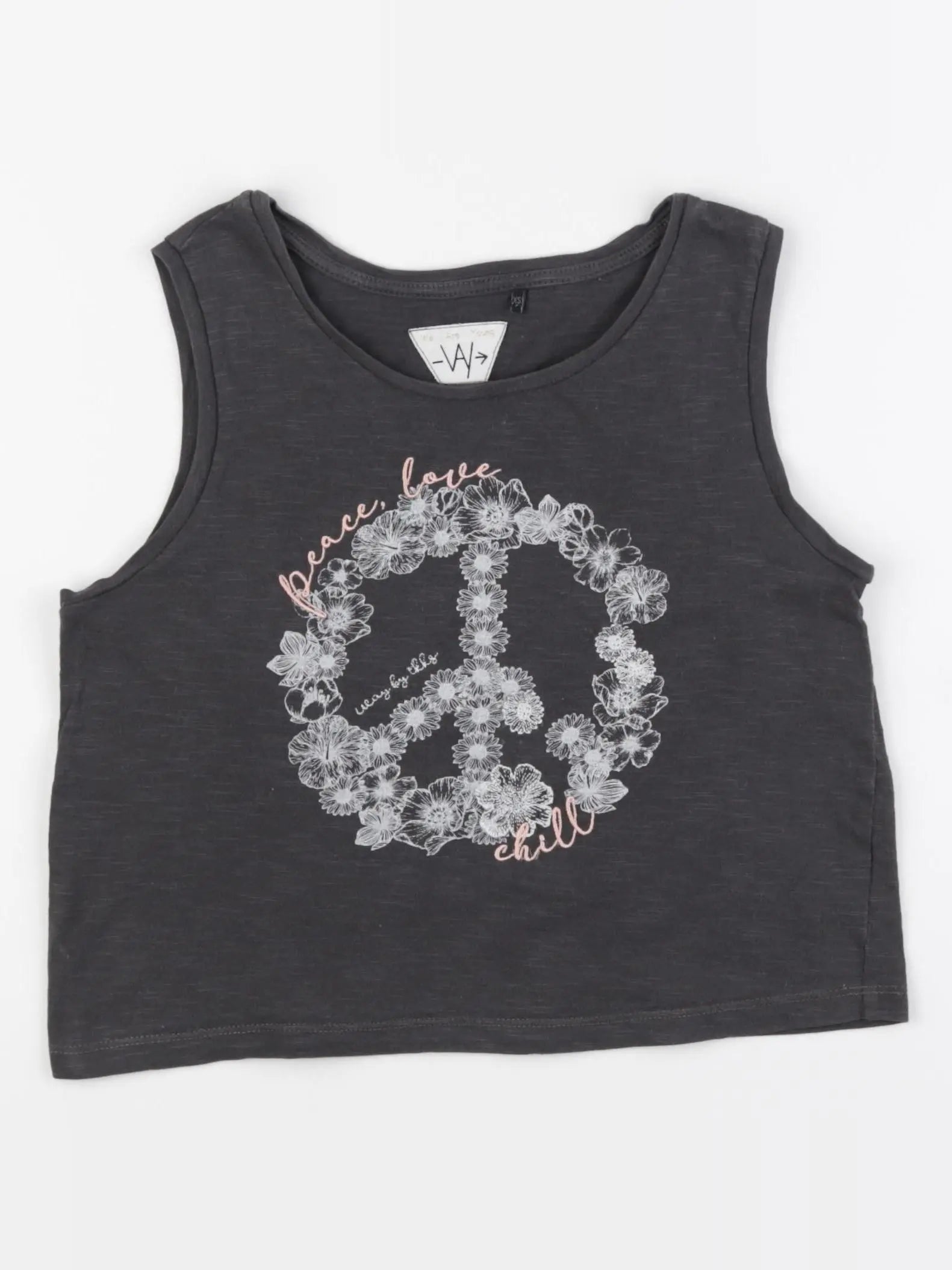 IKKS - débardeur gris - 12 ans