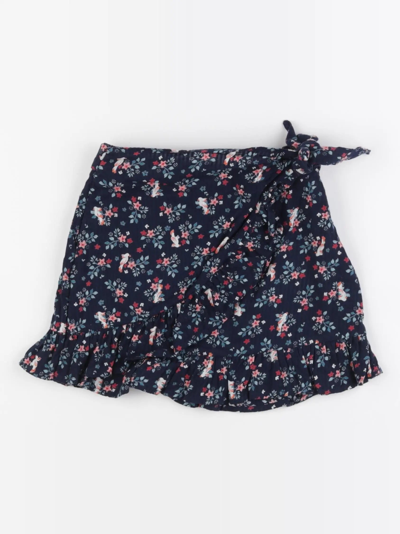 Vertbaudet - jupe bleu, rose - 6 ans