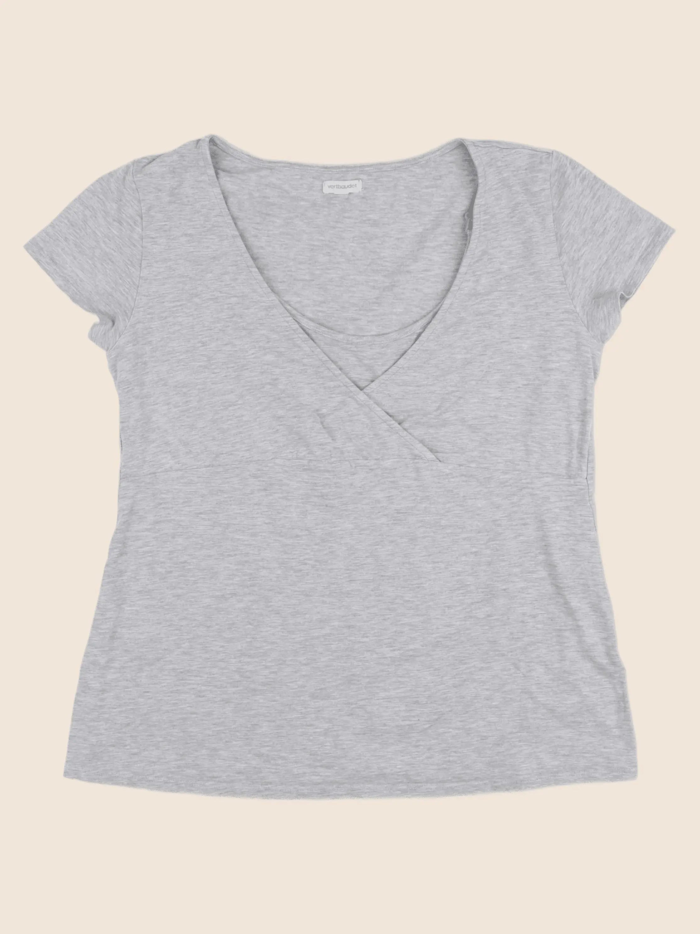 Vertbaudet - tee-shirt grossesse gris - 38 à 40