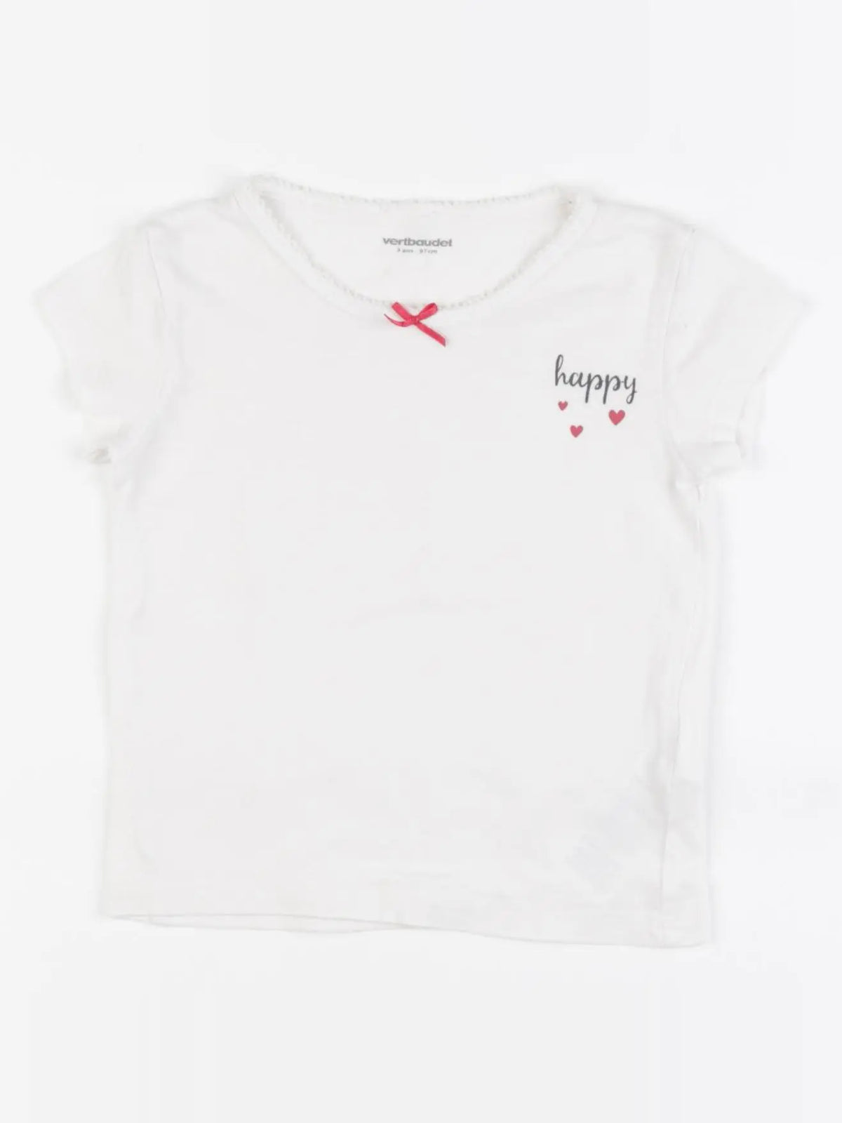 Vertbaudet - maillot de corps rose - 3 ans