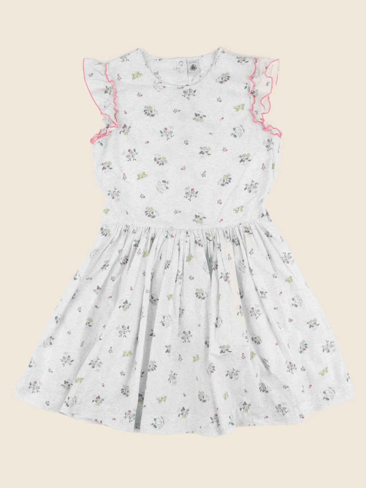 Petit Bateau - robe multicolore - 10 ans
