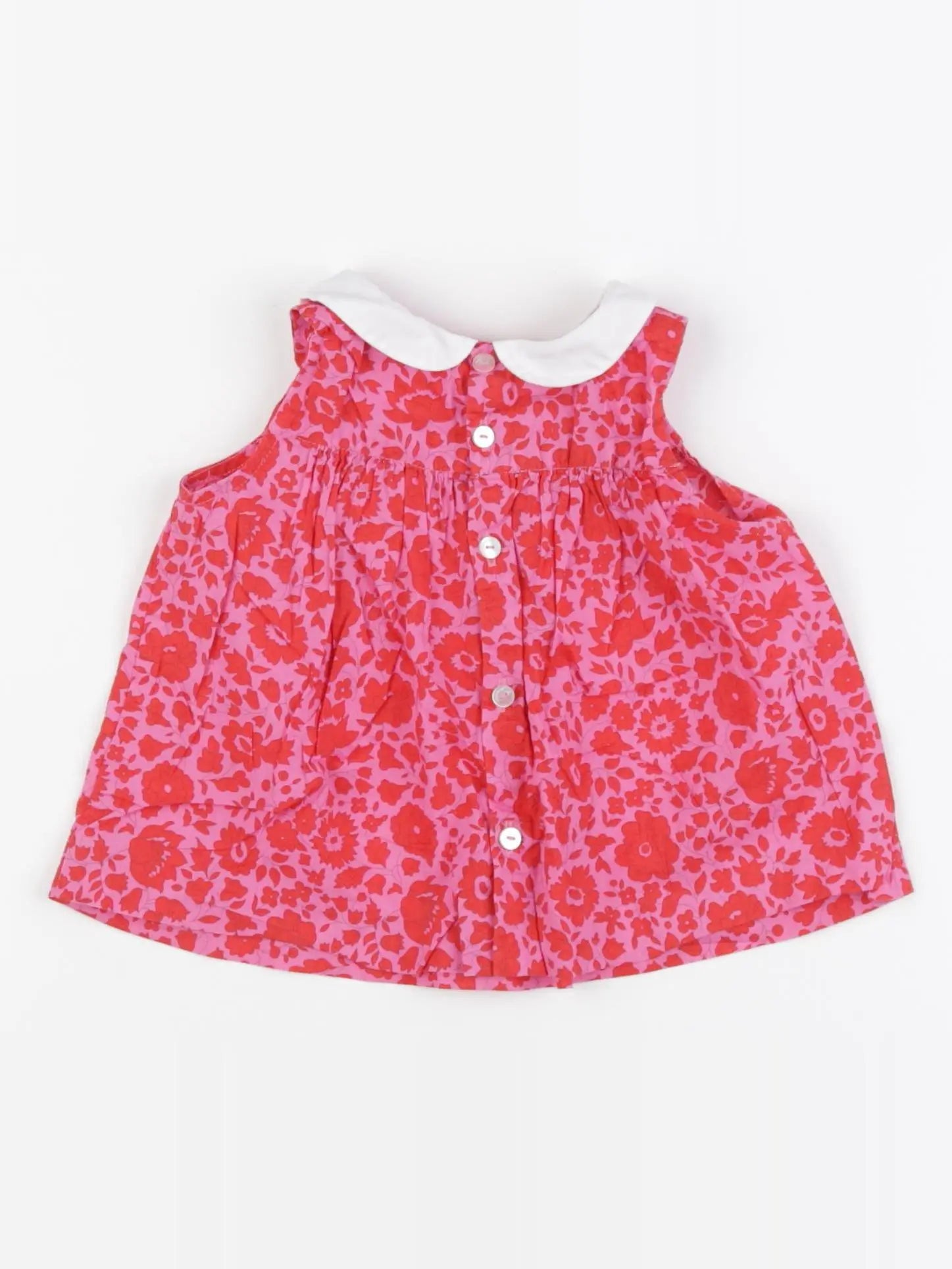 Jacadi - blouse liberty rose - 12 mois