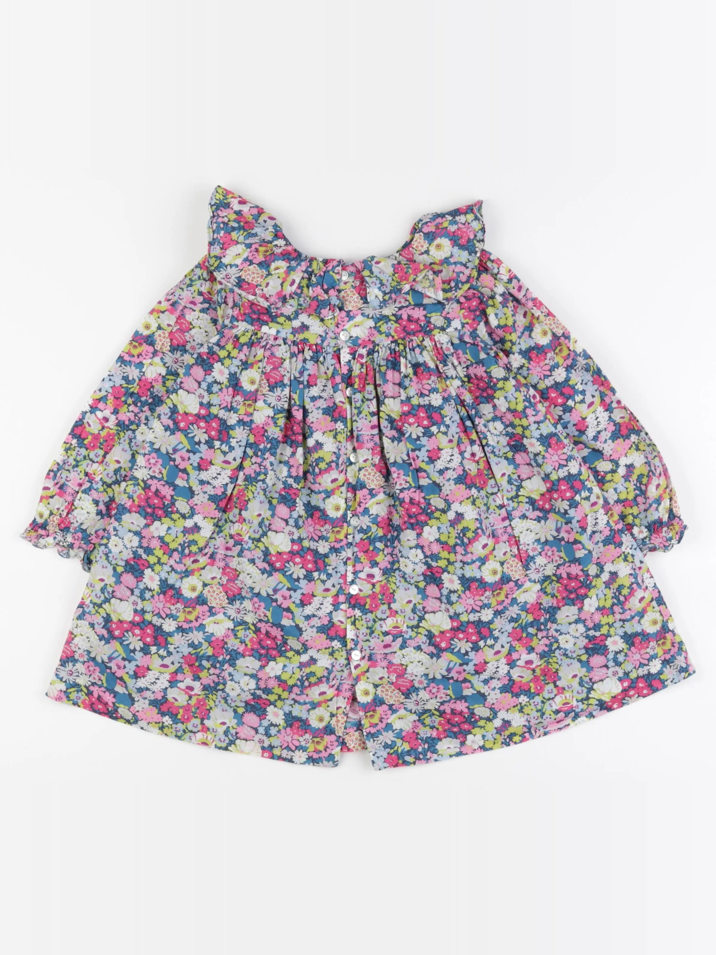 Jacadi - robe liberty bleu - 36 mois