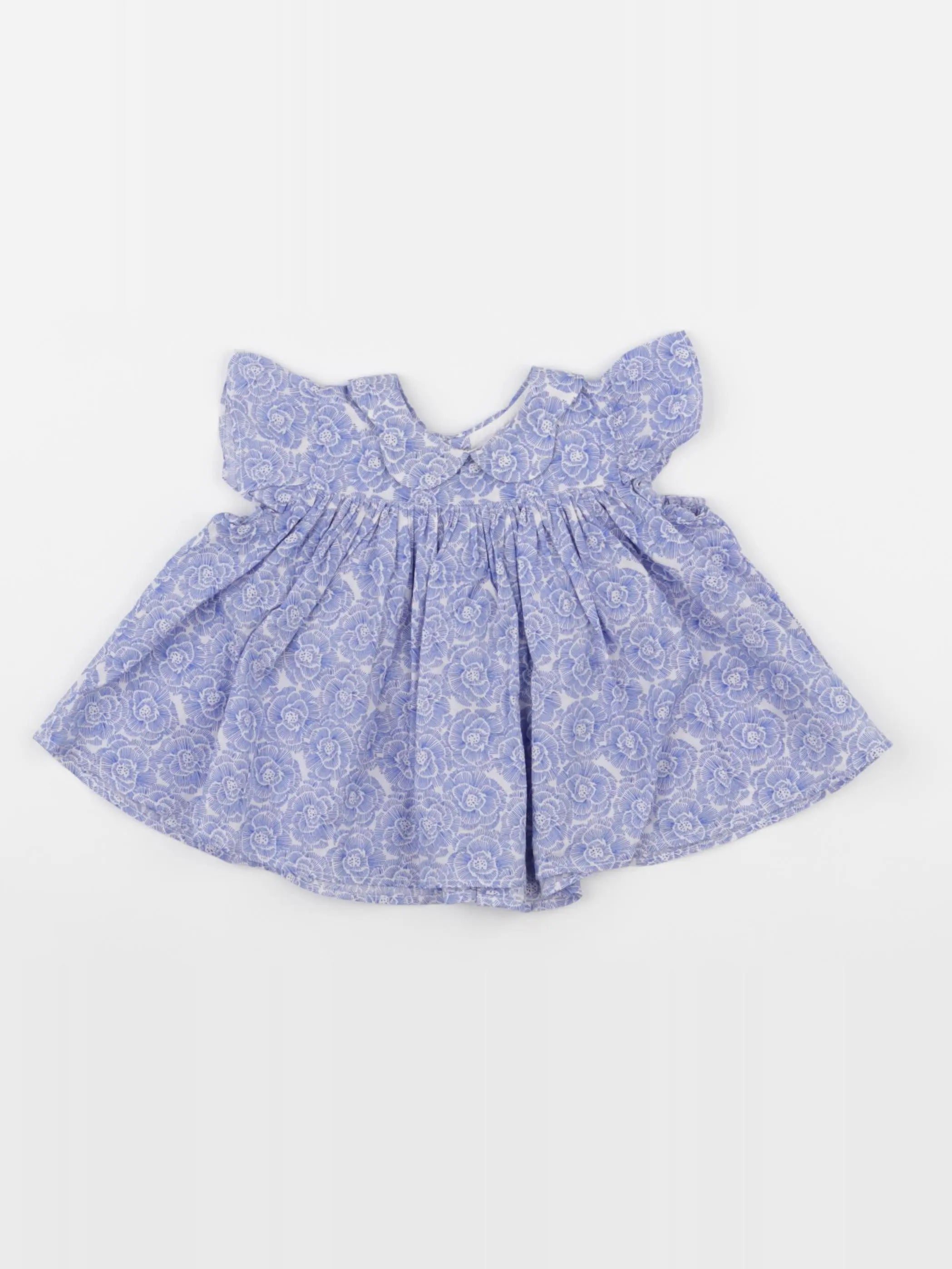 Jacadi - blouse liberty bleu - 6 mois