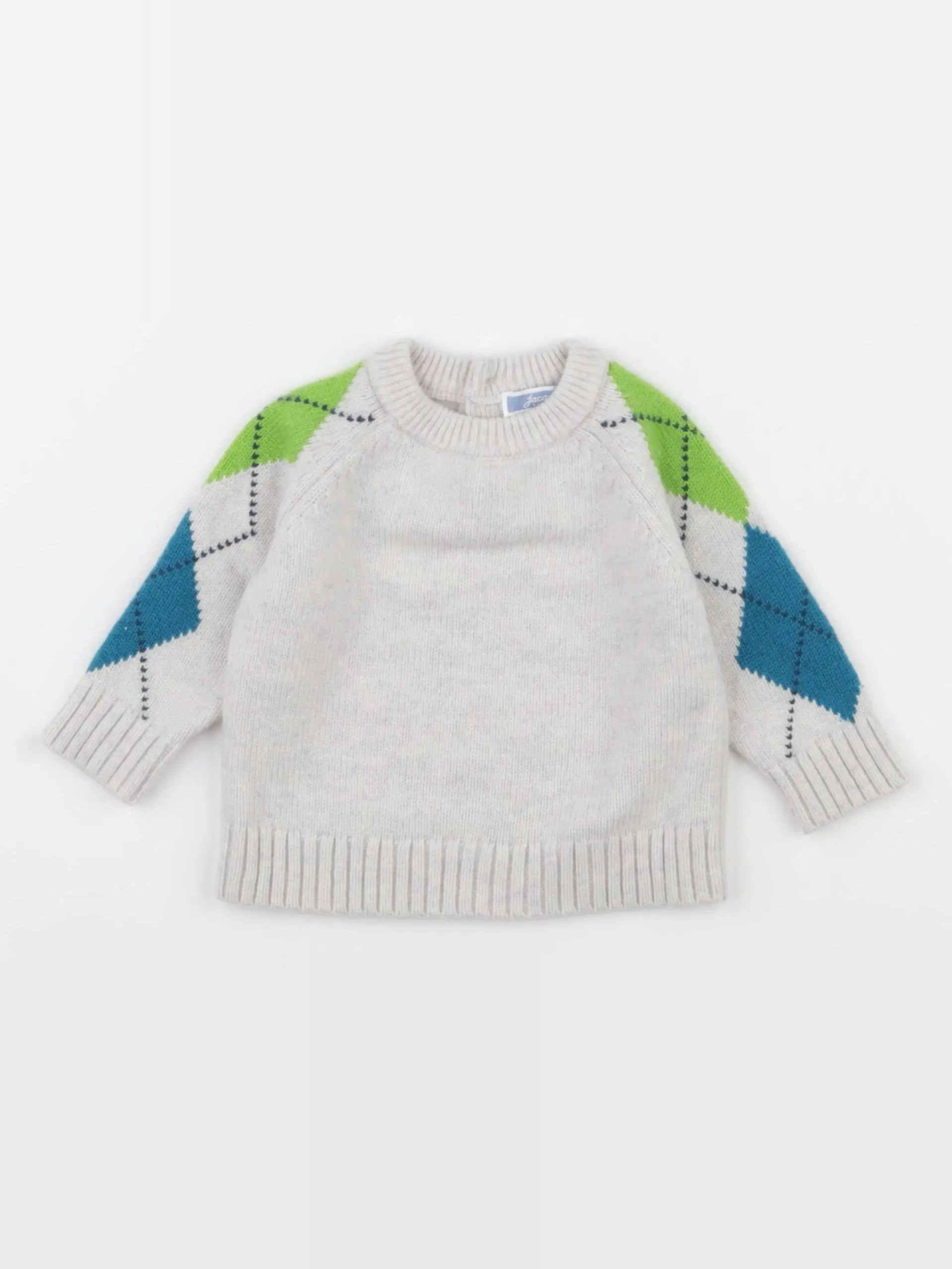 Jacadi - pull gris - 6 mois