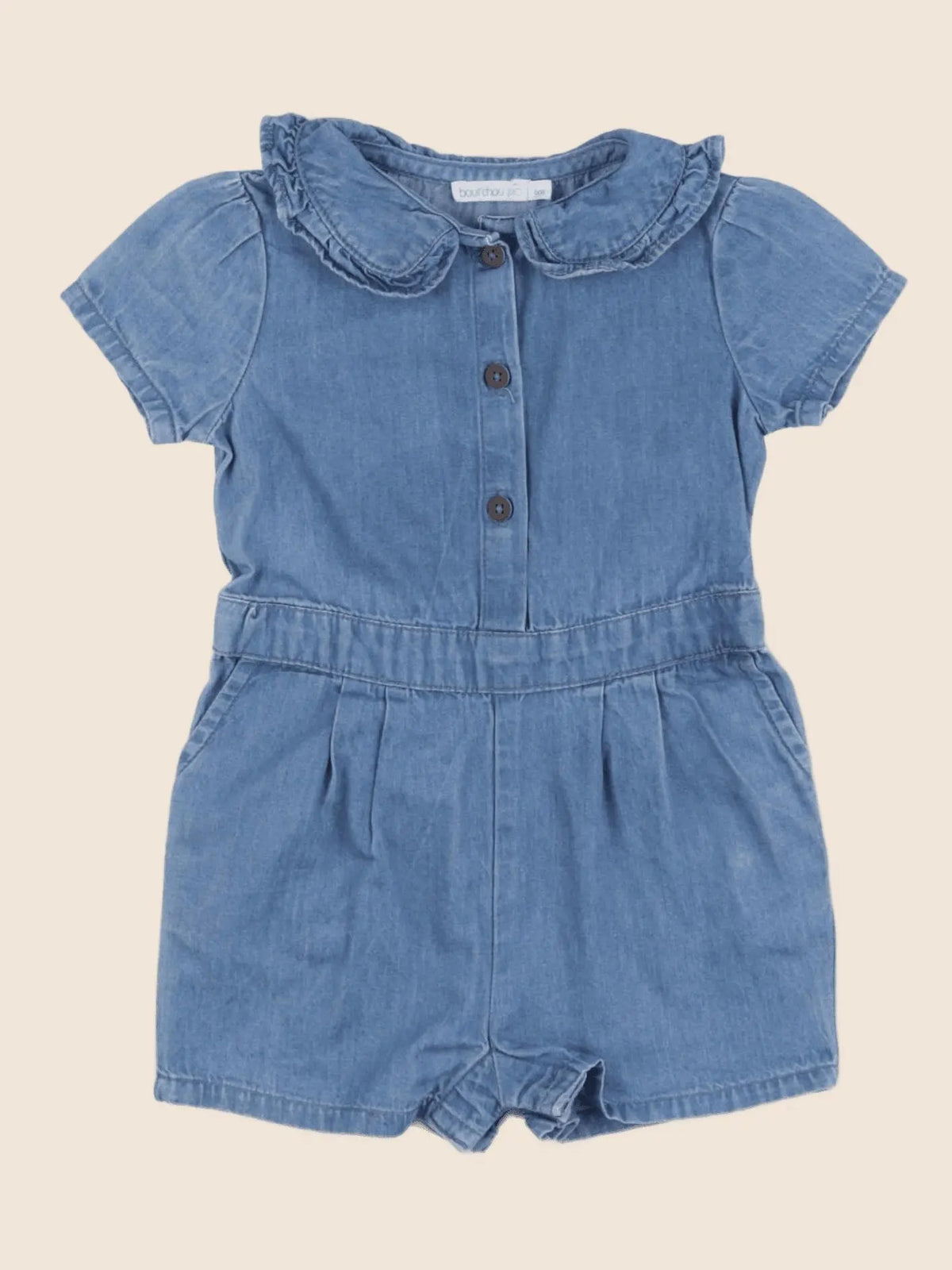 Boutchou - combinaison bleu - 6 mois
