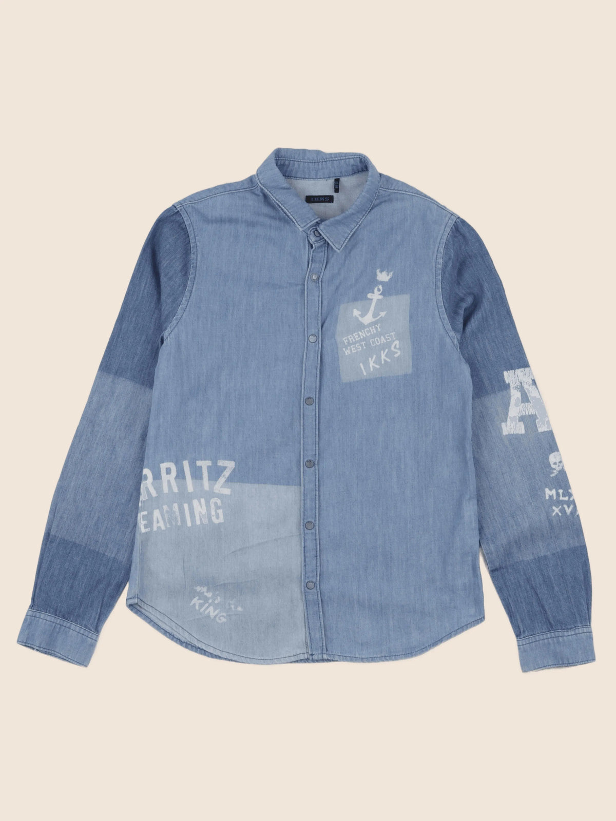IKKS - chemise bleu - 12 ans