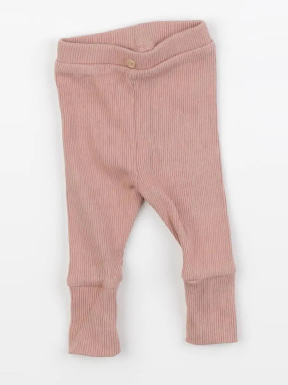 Vertbaudet - legging rose - 0 mois
