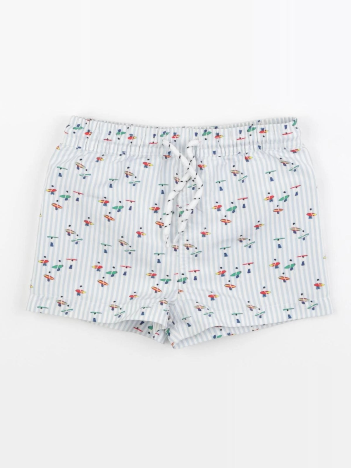 Boutchou - maillot de bain blanc, bleu - 12 mois