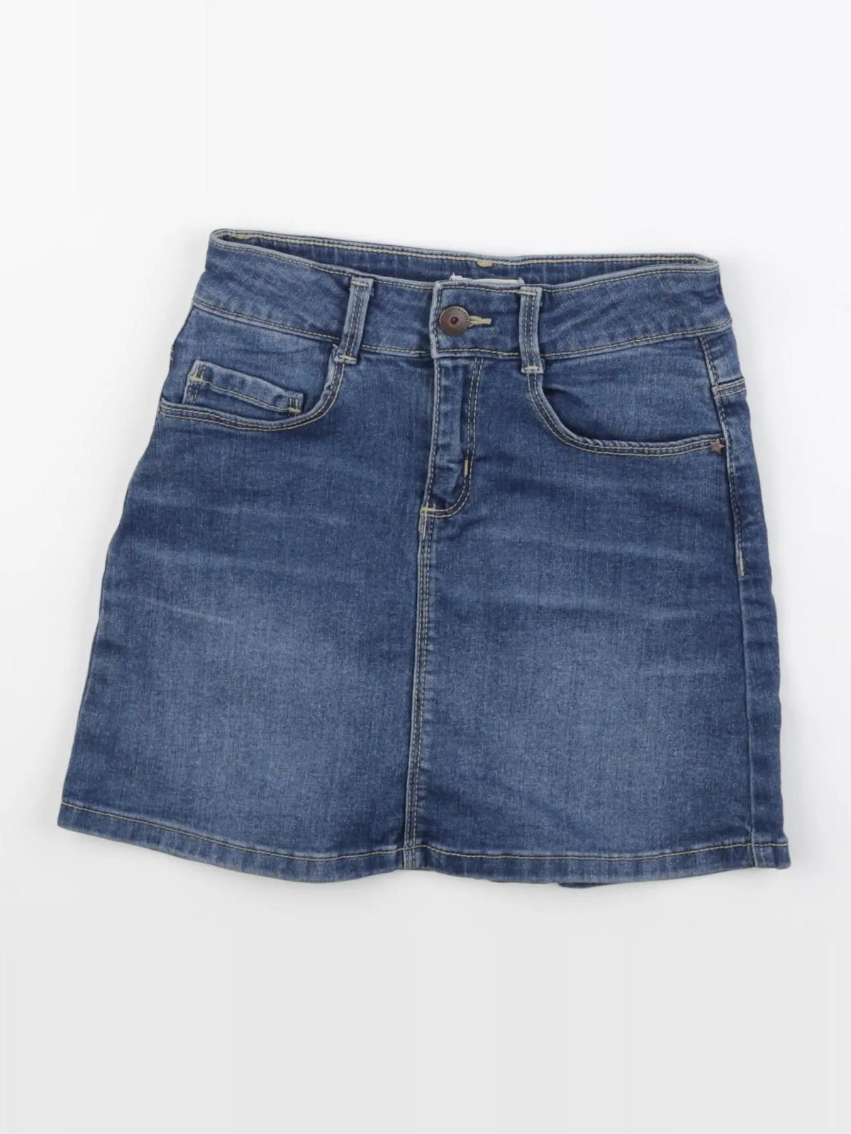 Vertbaudet - jupe bleu - 9 ans