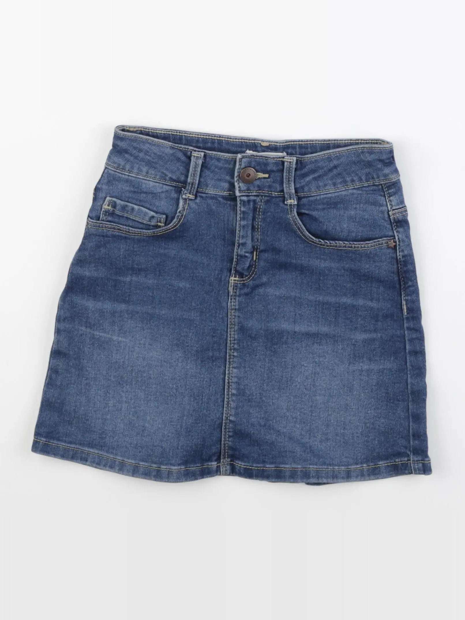 Vertbaudet - jupe bleu - 9 ans