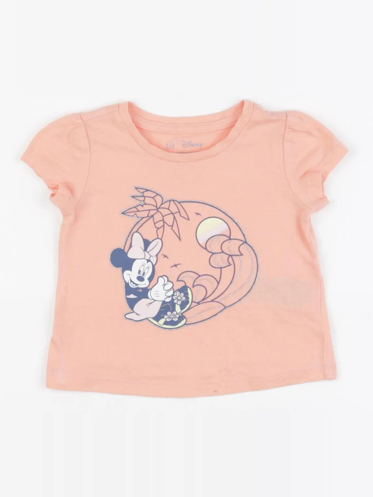 GAP - tee-shirt rose - 6/12 mois