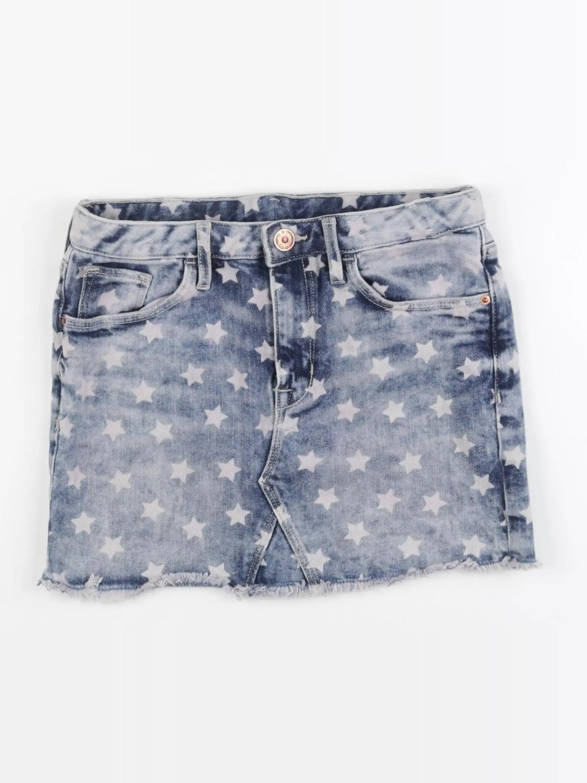 H&M - jupe bleu - 8/9 ans