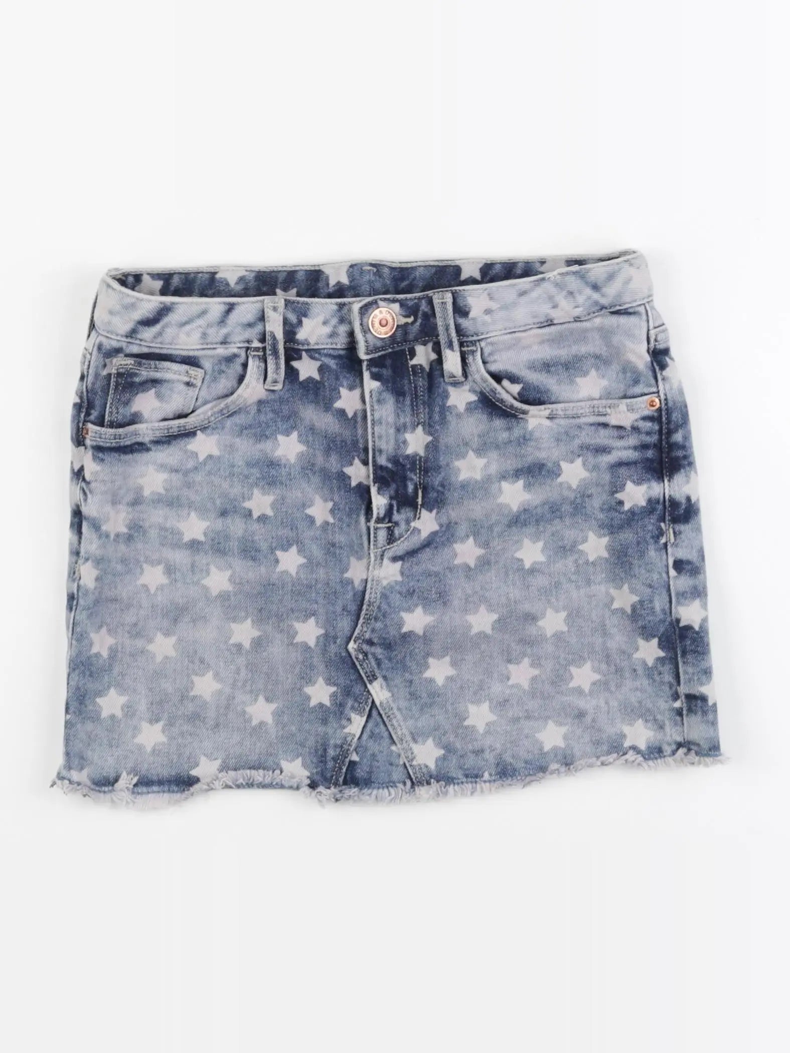 H&M - jupe bleu - 8/9 ans