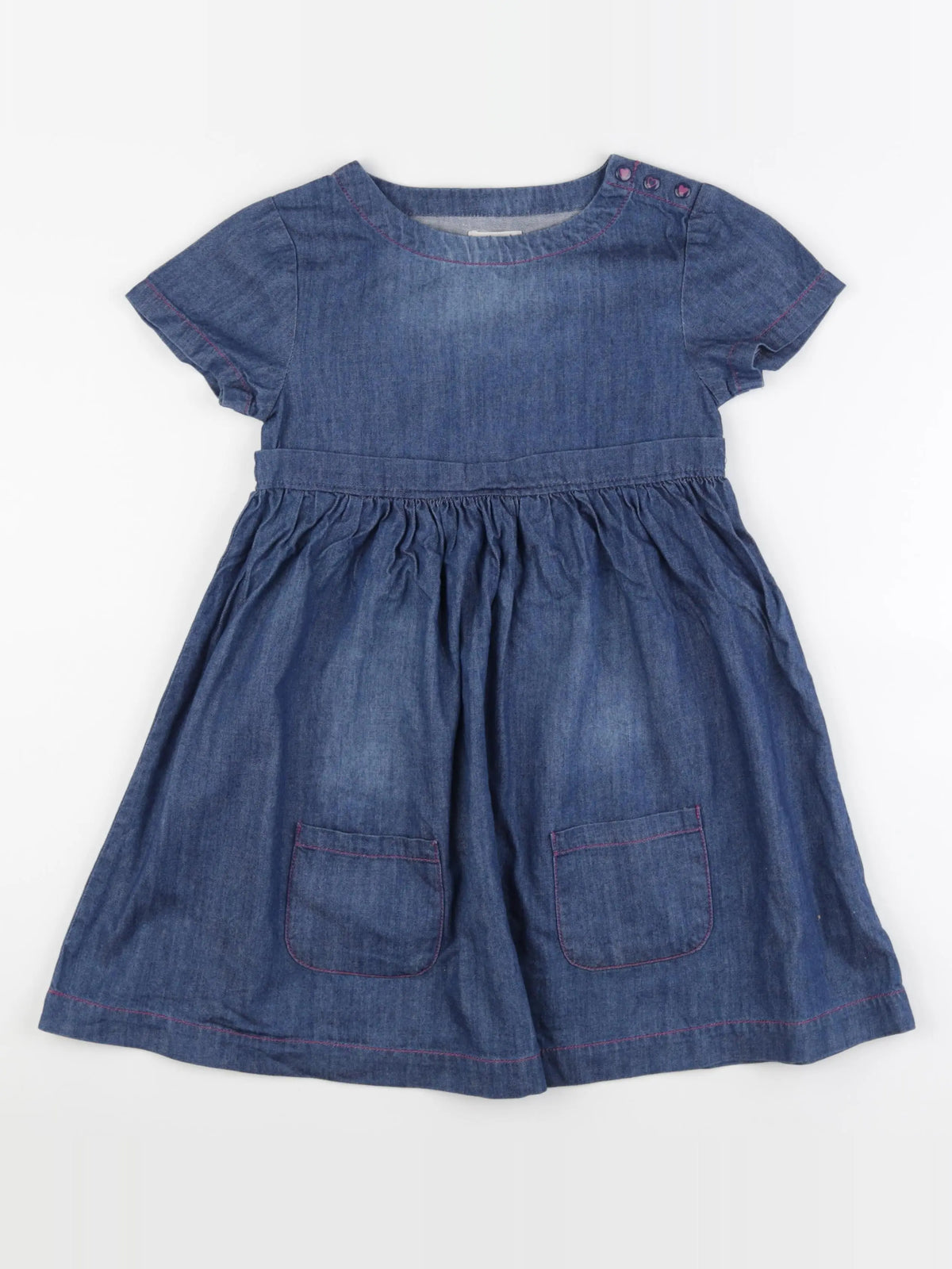 Vertbaudet - robe bleu - 8 ans