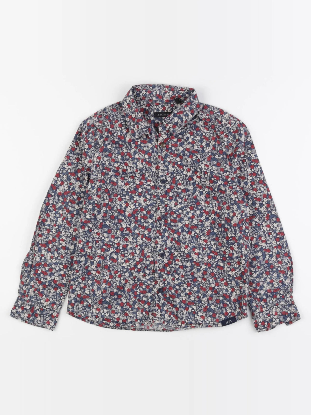 IKKS - chemise bleu - 6 ans
