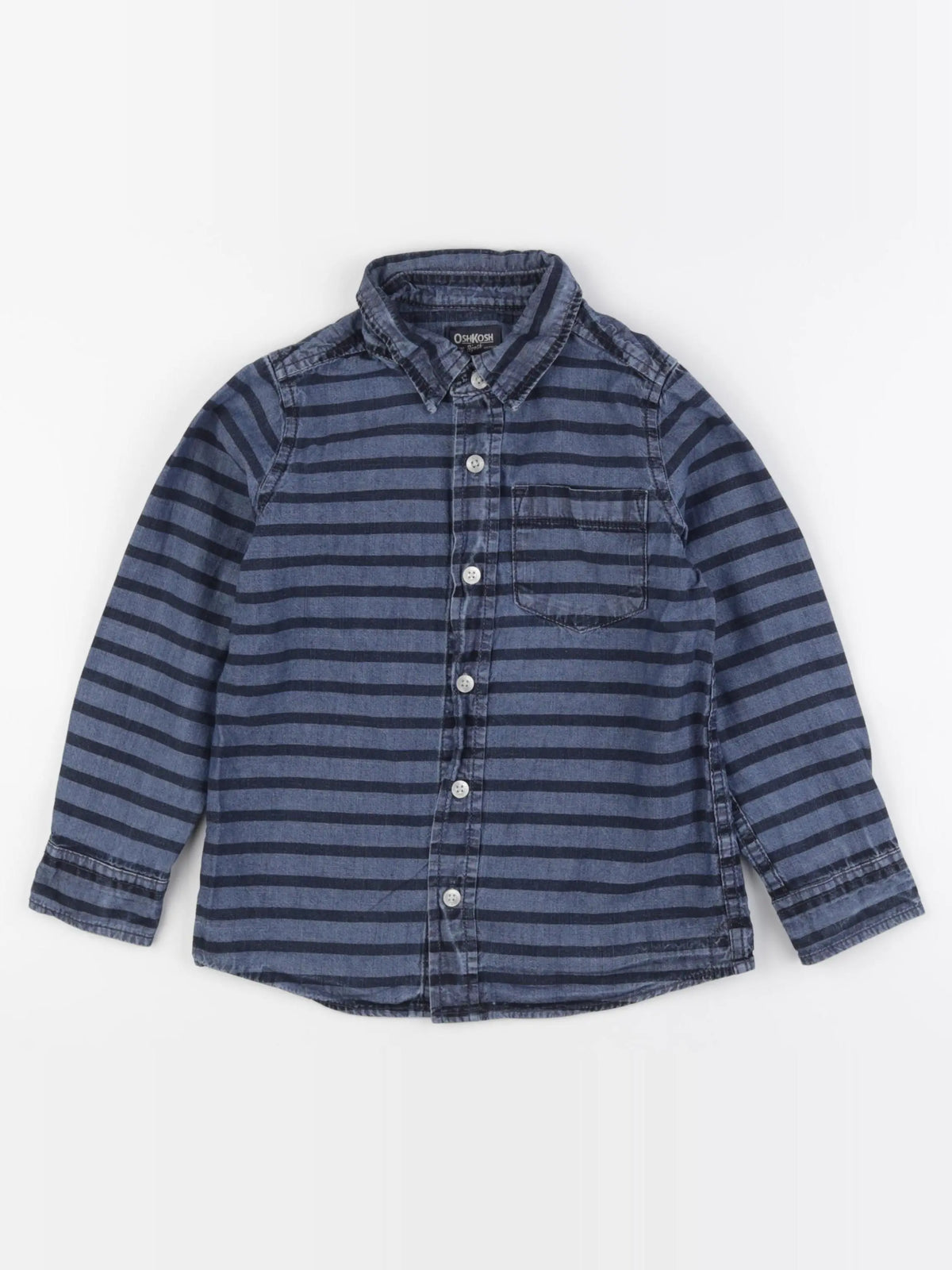 Oshkosh - chemise bleu - 6 ans