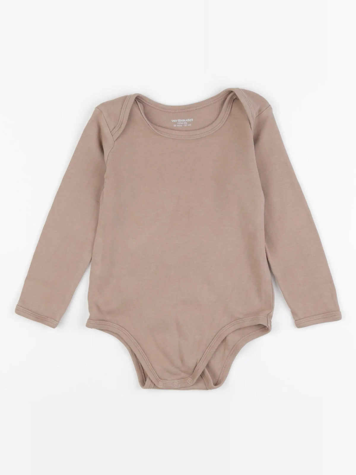 Vertbaudet - body marron - 36 mois